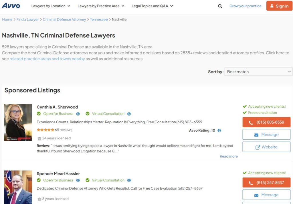 Avvo Legal Directory - Above The Bar Avvo Legal Directory - Avvo Legal Directory - Above The Bar