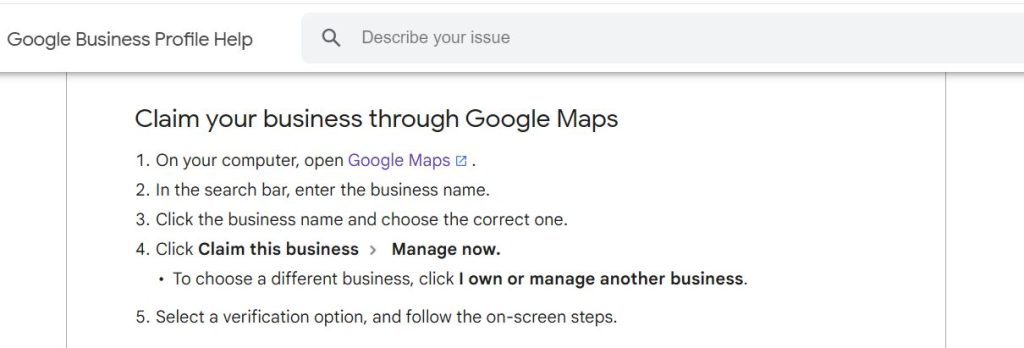 Google Business Profile Help - Above The Bar Google Business Profile Help - Claiim Your Listing - Google Business Profile Help - Above The Bar